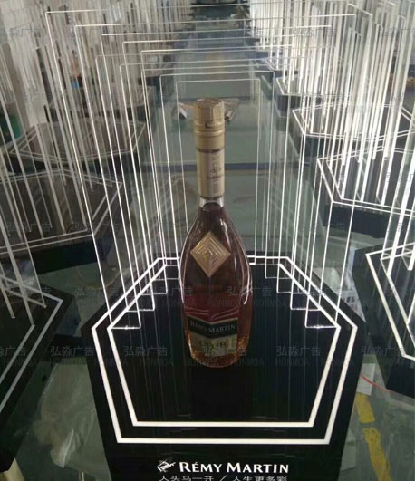 亞克力陳列，單瓶 陳列